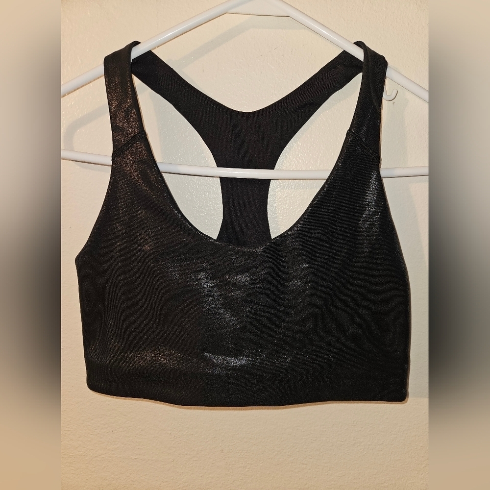 Old Navy Active Womans Black Powersoft Sports Bra Size M